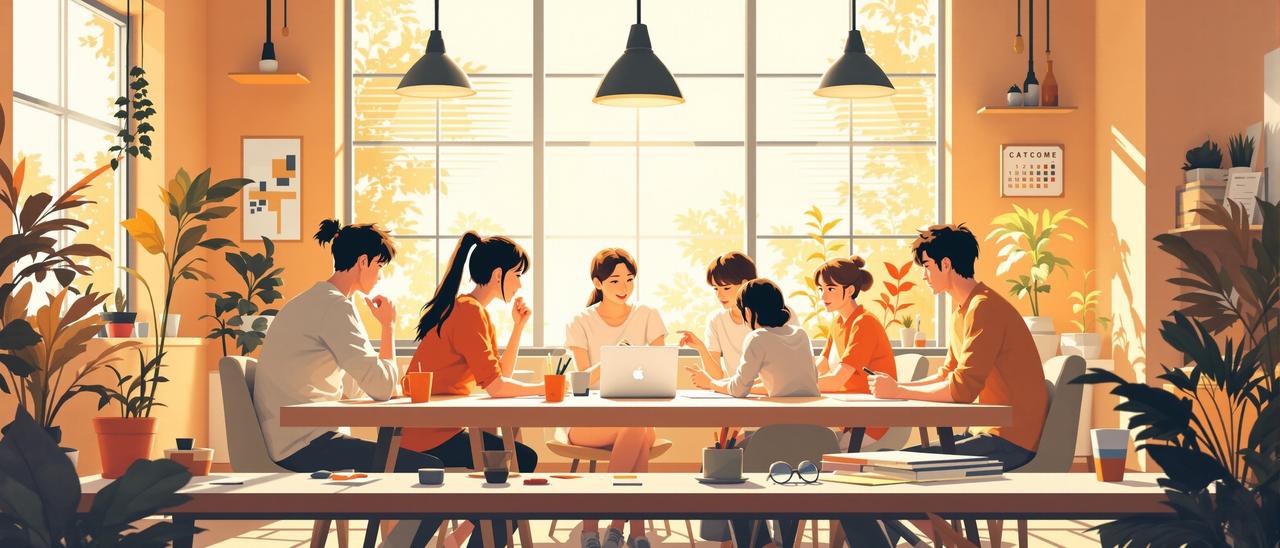 短剧影院 - 公司介绍 短剧影院公司介绍 - 年轻创意团队的工作场景